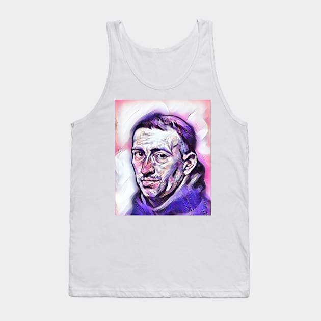 William of Ockham Pink Portrait | William of Ockham Artwork 4 Tank Top by JustLit